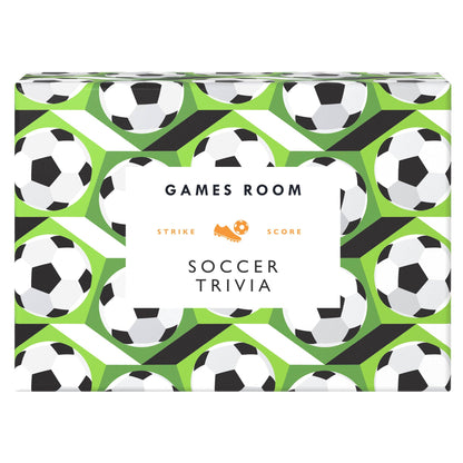 Soccer Trivia Game Card Set and Football Quiz
