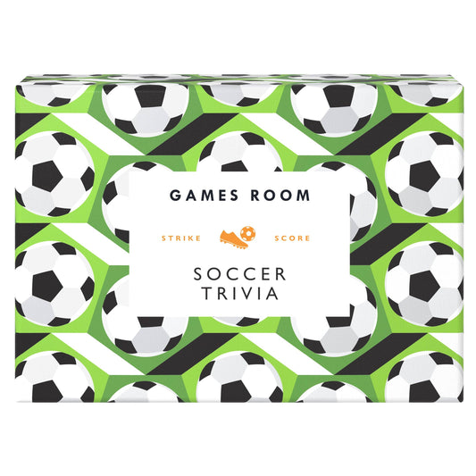 Soccer Trivia Game Card Set and Football Quiz