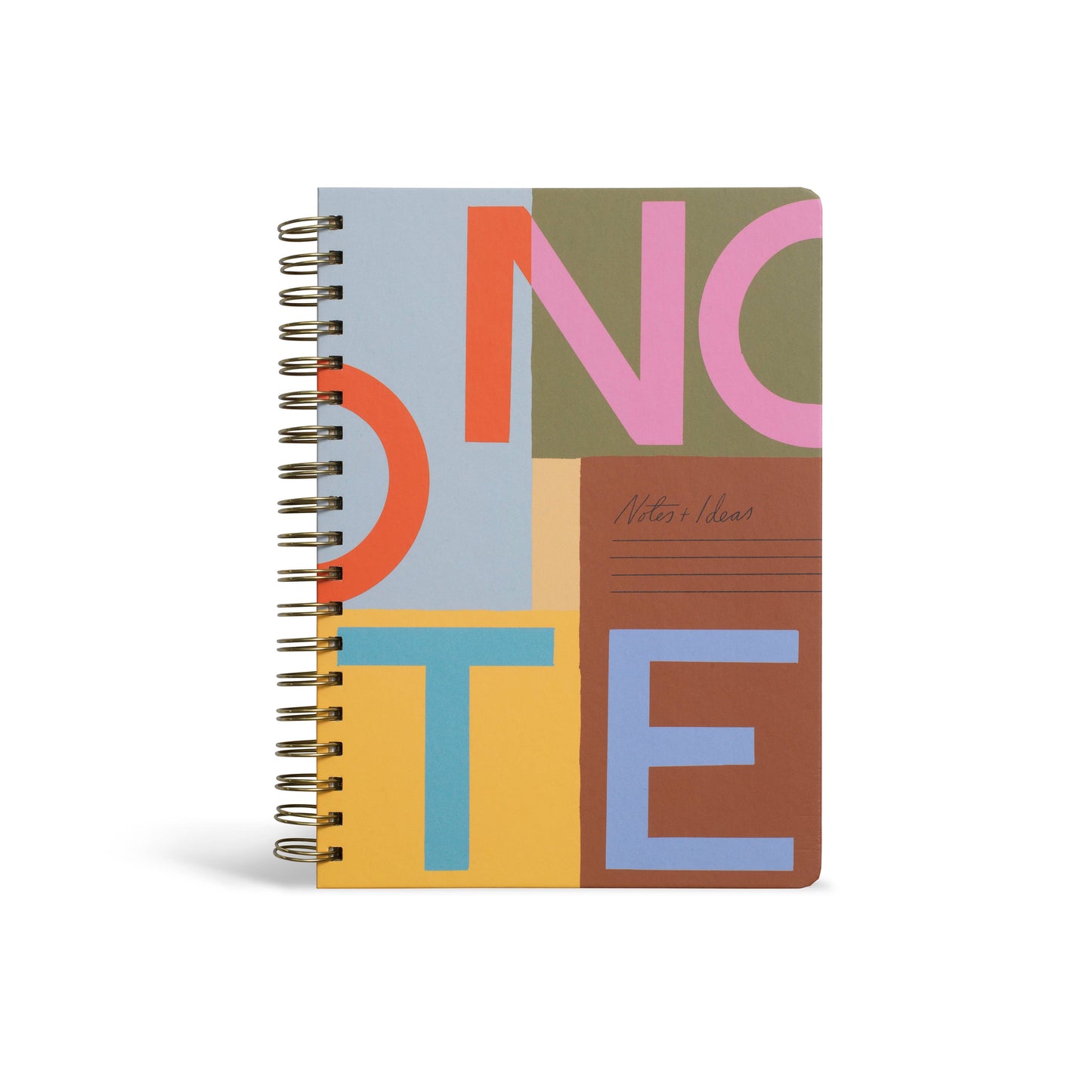 Notes Hardcover Spiral Lined Notebook