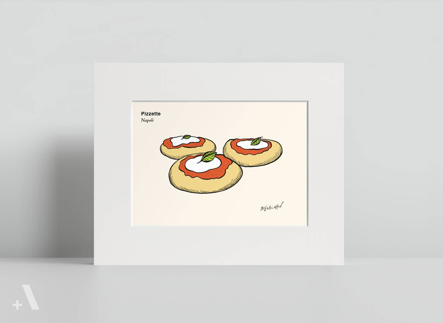 Pizzas of Italy Illustrated Art Print