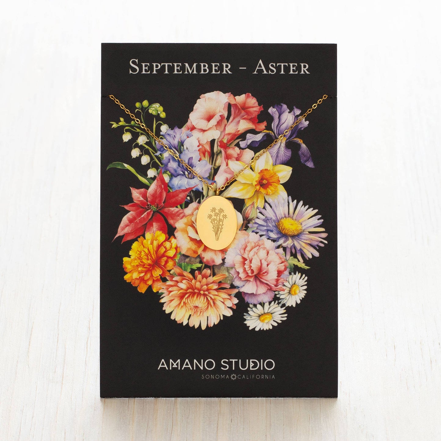 Birth Flower Necklace Series