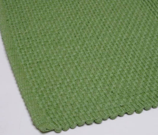 Tablemats Woven Homespun Solid Apple Green