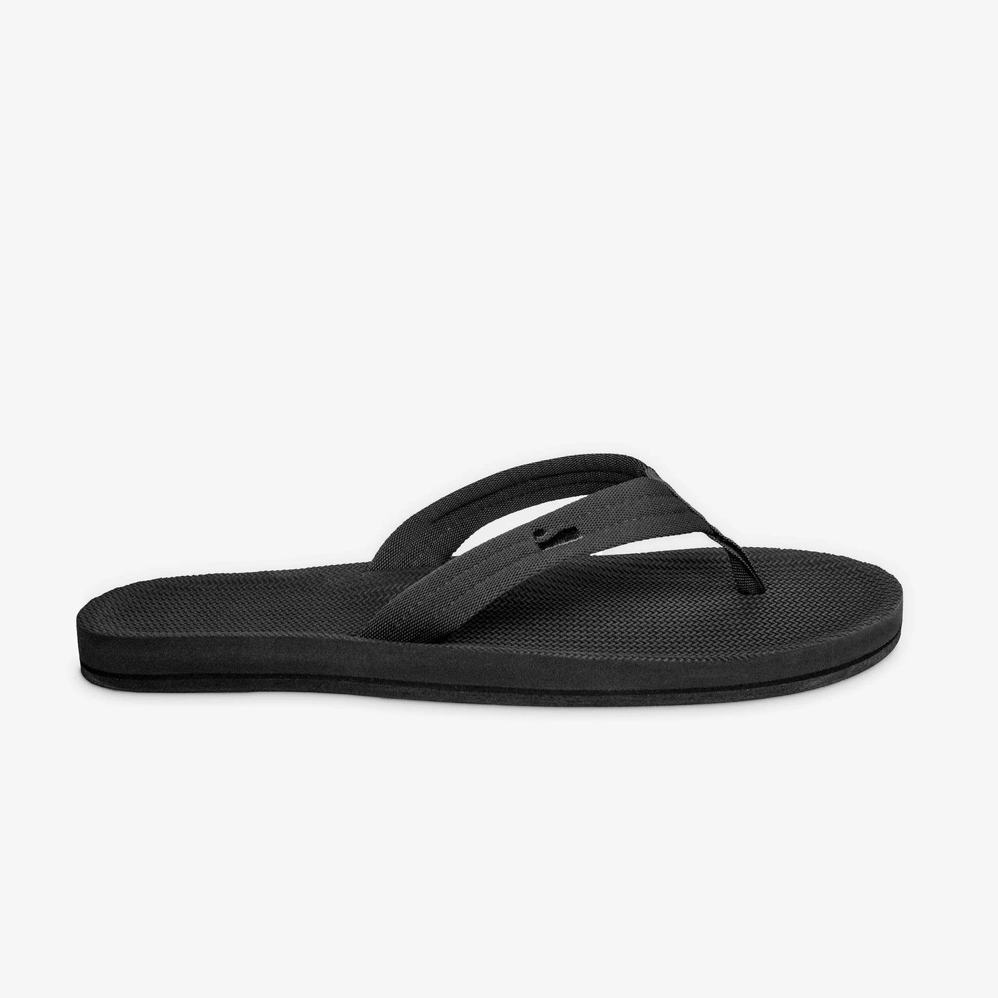 Men's Black Recycled Flip Flops