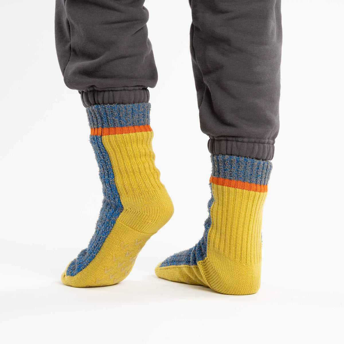 Color Ragg Fleece Lined Knit House Socks