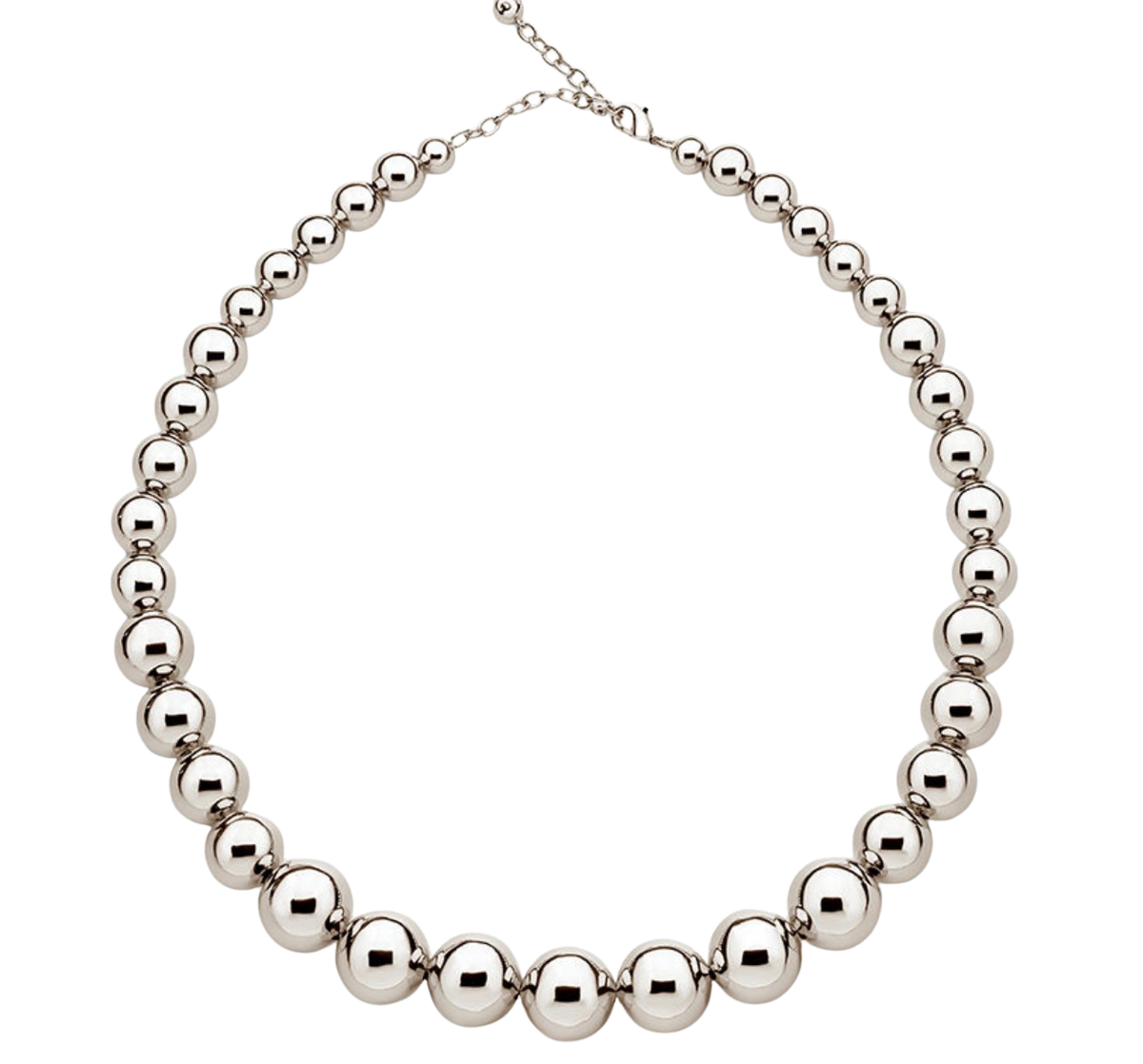 Waterproof Gold or Silver Bead Choker Necklace