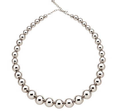 Waterproof Gold or Silver Bead Choker Necklace