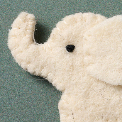 Felt Elephant Ornament