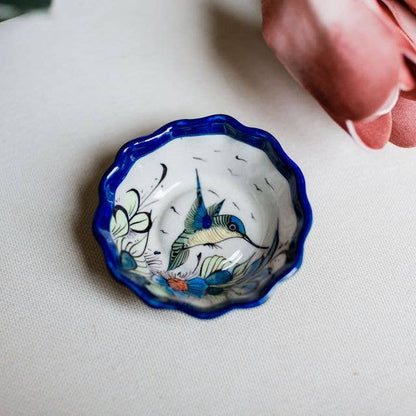 Wild Bird Ceramic Tapas Trinket Dish