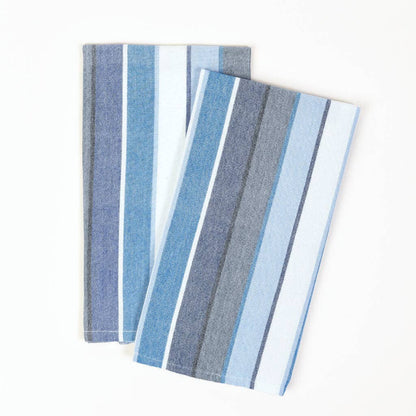 Hand Woven Guatemalan Kitchen Striped Towel Sets