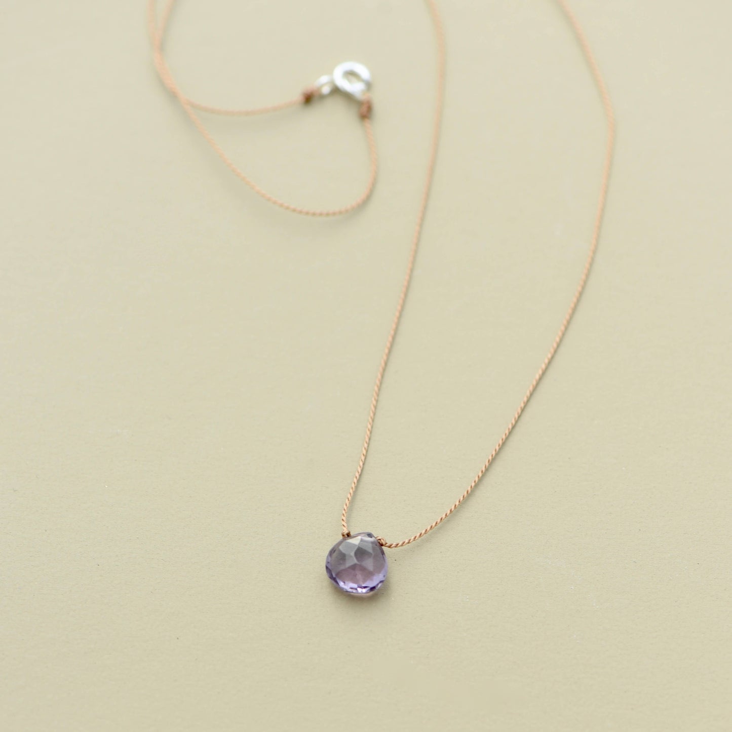 Delicate Teardrop Pendant Necklace