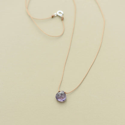 Delicate Teardrop Pendant Necklace
