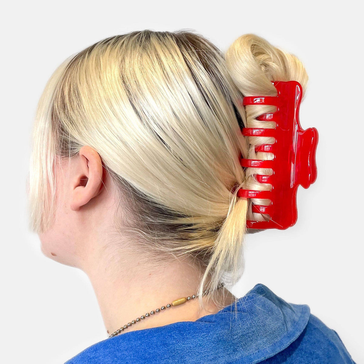 Large Double Tooth Acetate Hair Claw Clip