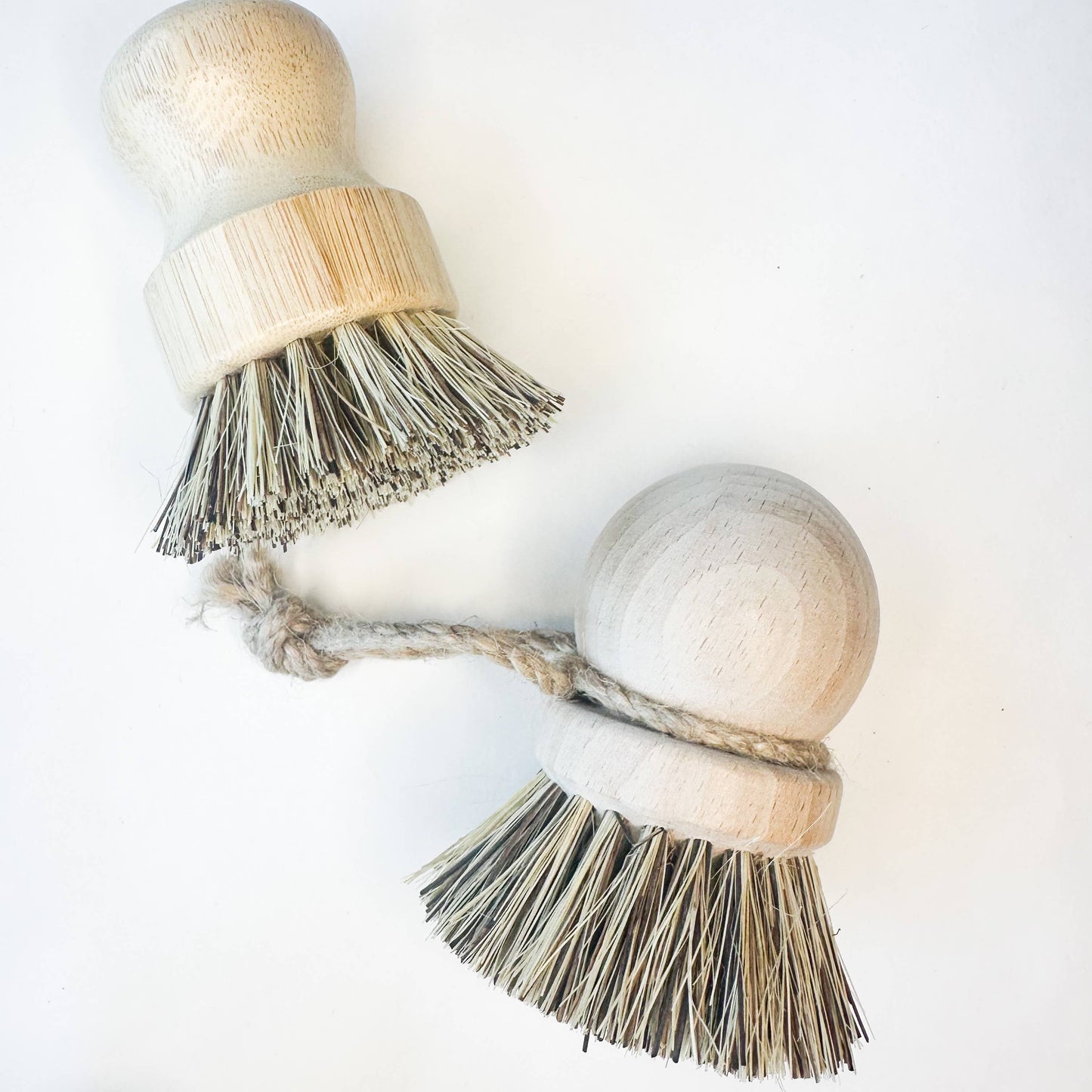 Natural Wood Pot Brush Eco Kitchen Scrubber