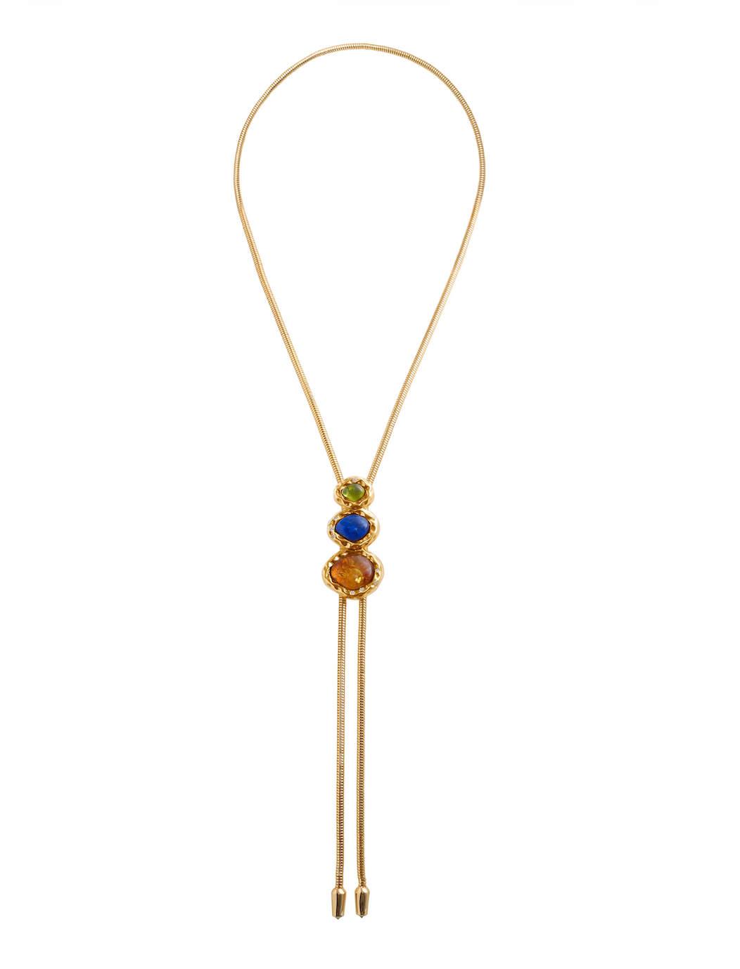 Bolo Pull Through Lariat Necklace, 42 Inch