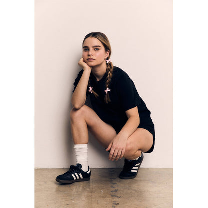 Organic Cotton Terry Short Sleeve Crewneck Sweatshirt
