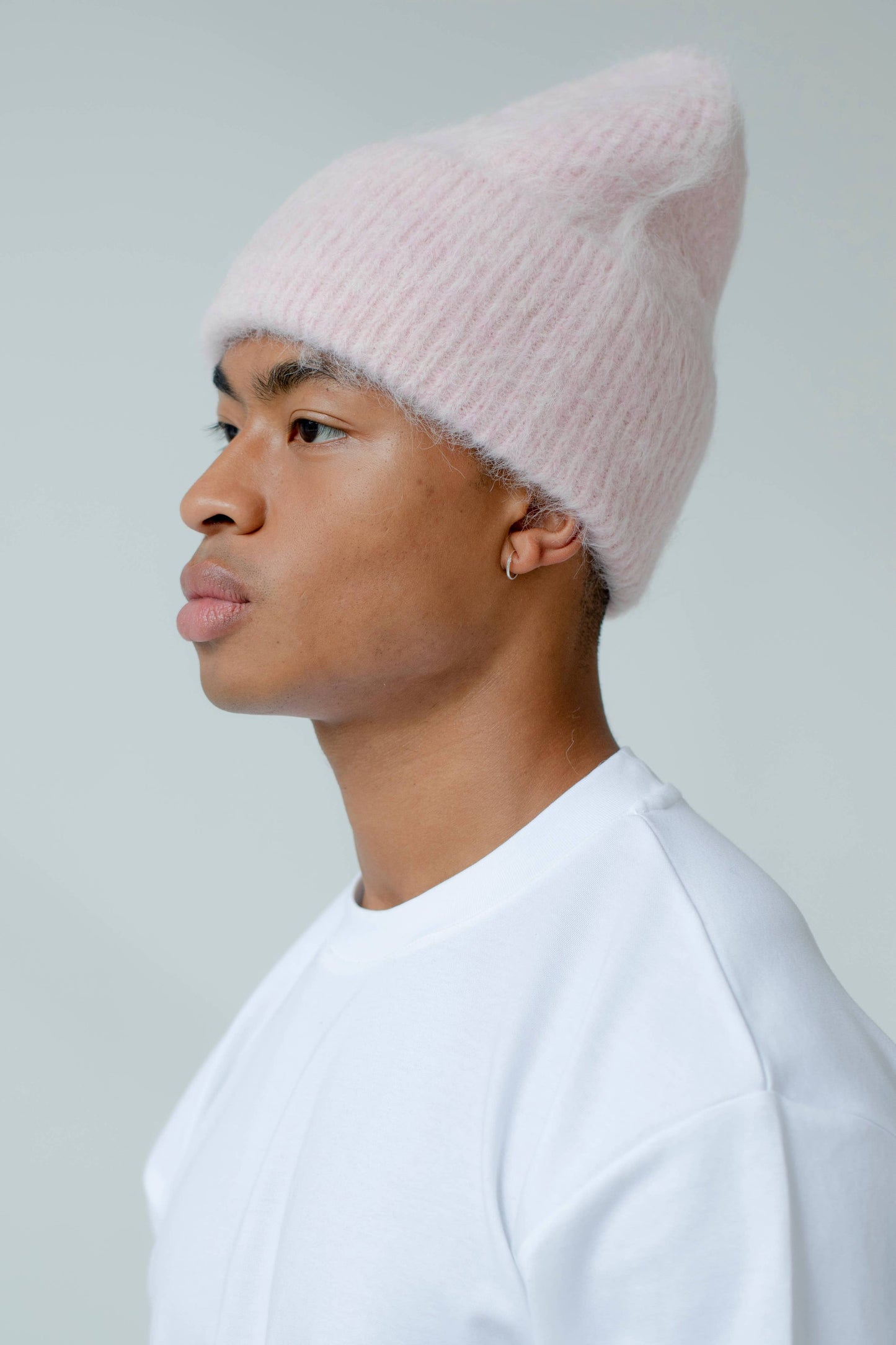 The Alpaca Beanie - Pale Pink