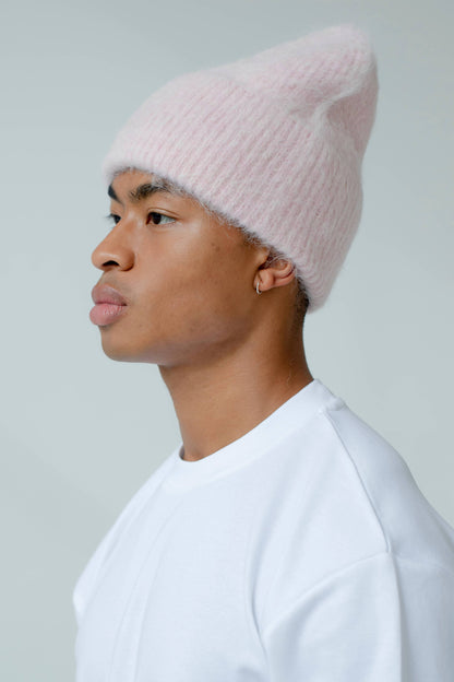 The Alpaca Beanie - Pale Pink