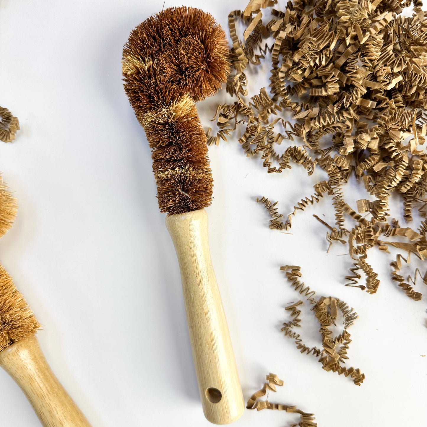 Plastic Free Coconut Fiber Dish Brush Bamboo Handle
