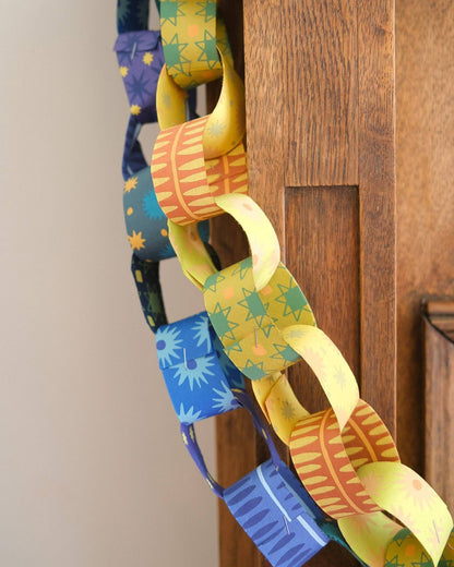 YELLOW & GREEN PAPER CHAIN KIT
