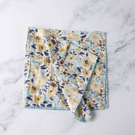 Spring Blooming Flower Cotton Scarf