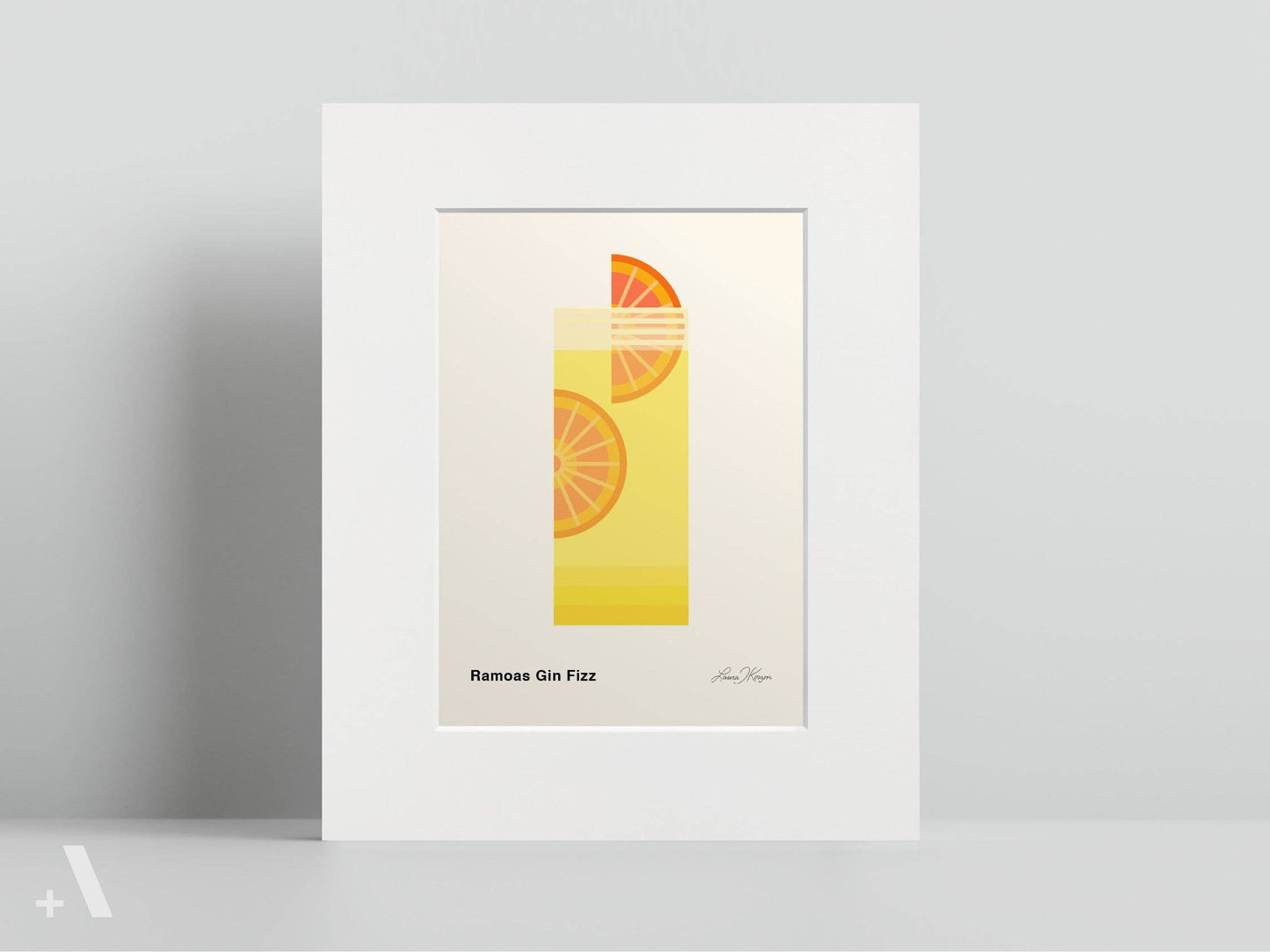 American Cocktails Illustrated Art Print