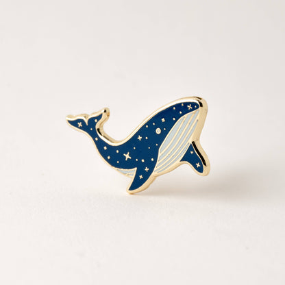 Blue Whale Hard Enamel Lapel Pin