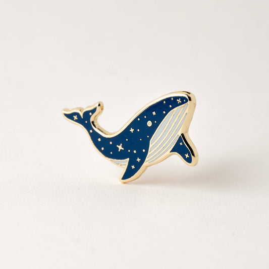 Blue Whale Hard Enamel Lapel Pin
