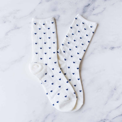 Women's Heart Crew Socks
