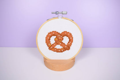 Pretzel Cross Stitch Kit for Beginners