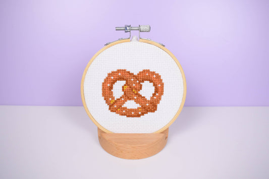Pretzel Cross Stitch Kit for Beginners