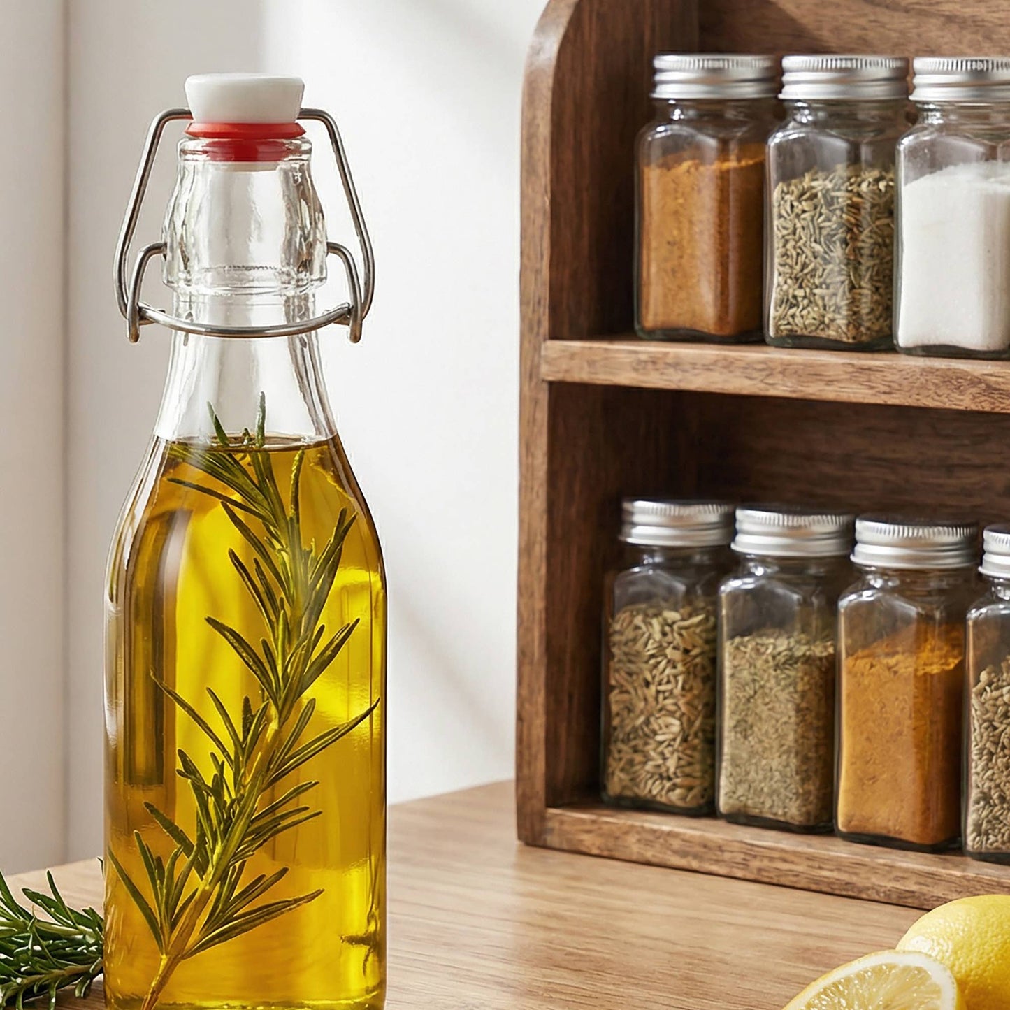 Small Swing Top Glass Bottle