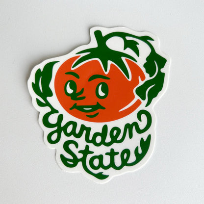 New Jersey Garden State Tomato Sticker
