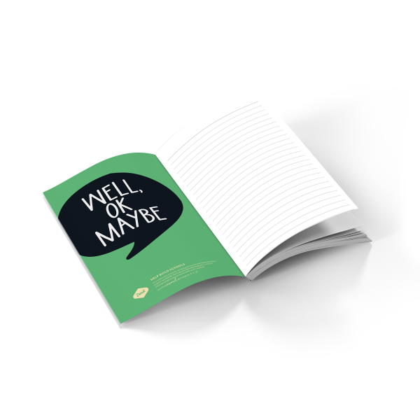 Nope Frog Layflat Notebook