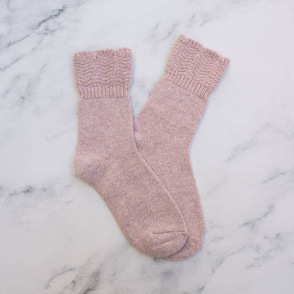 Charlotte Combed Wool and Cashmere Socks