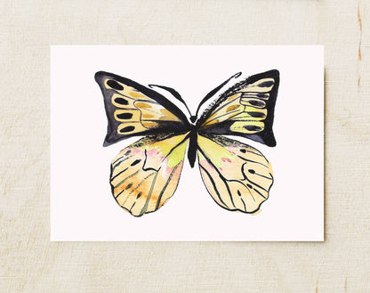 Butterfly Watercolor Art Print