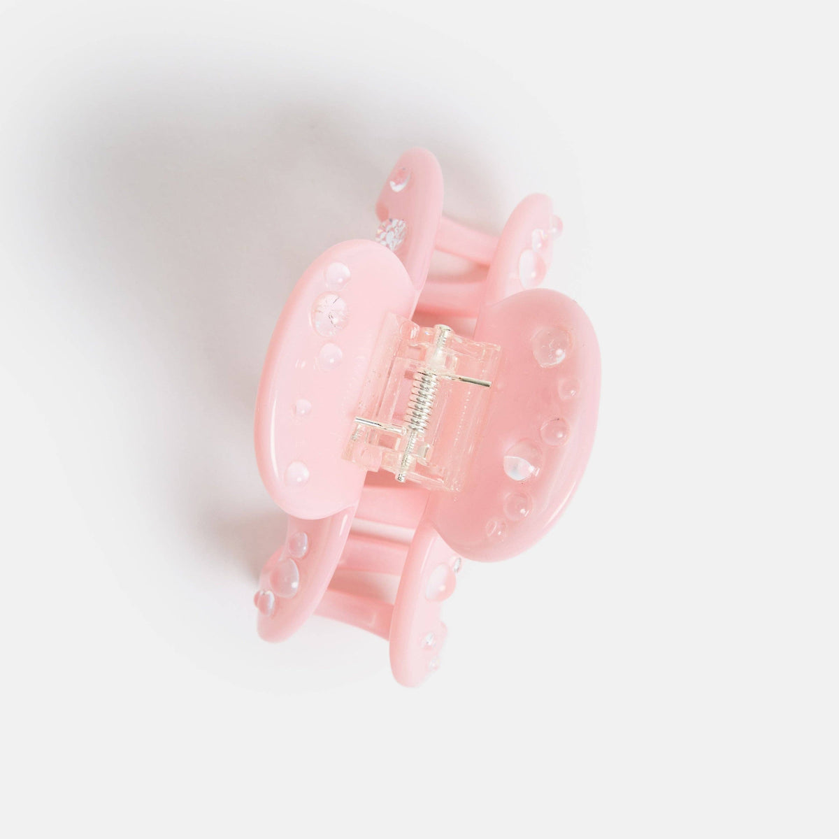 Small Pink Octopus Acetate Hair Claw Clip