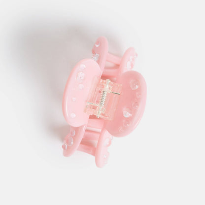 Small Pink Octopus Acetate Hair Claw Clip