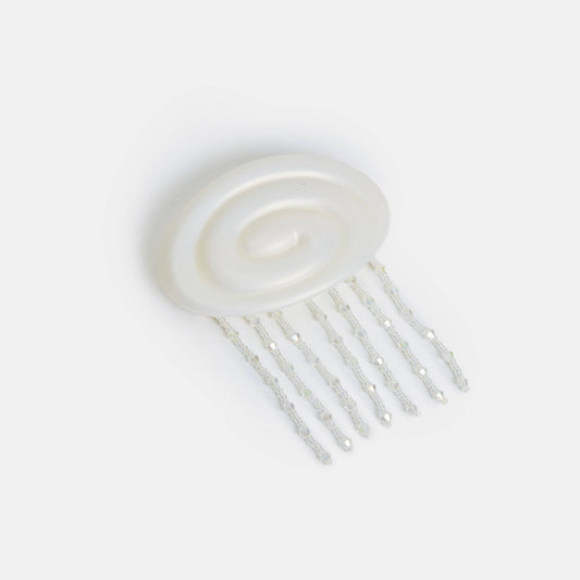 Jellyfish Swirl Acetate Hair Barrette
