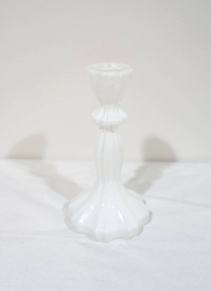 Glass Candlestick Holder, Taper Candle Stand