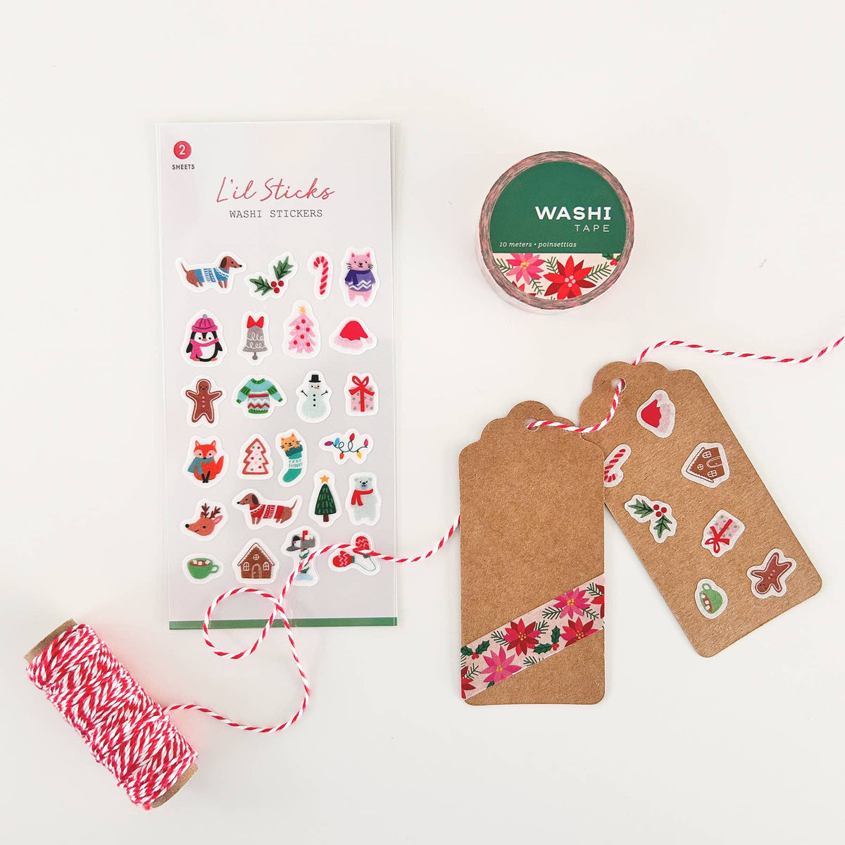 Tiny Joys Washi Stickers, 2 Sheets