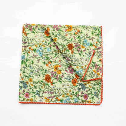 Clara Floral Cotton Scarf