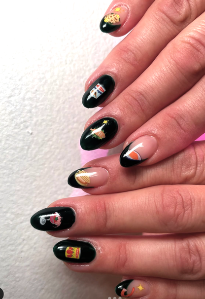 Seven Fishes Nail Decals