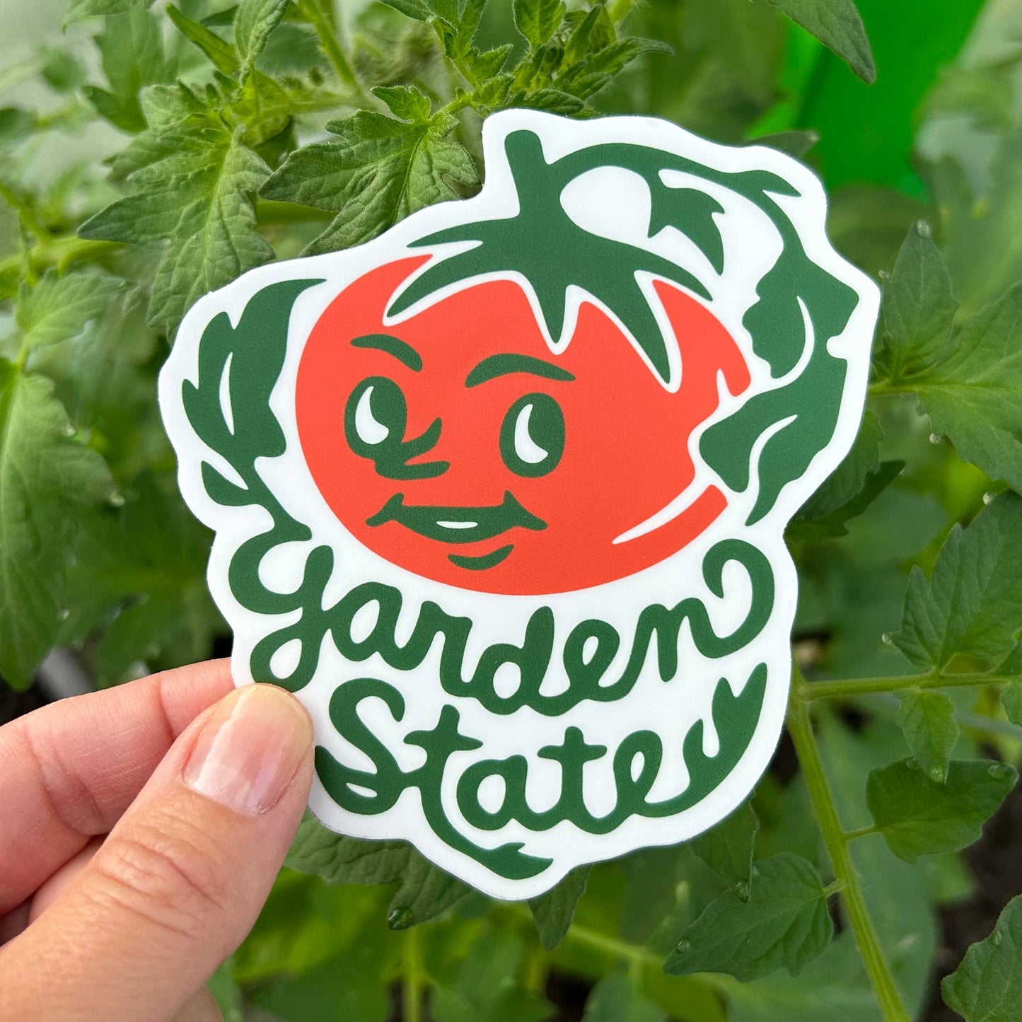 New Jersey Garden State Tomato Sticker