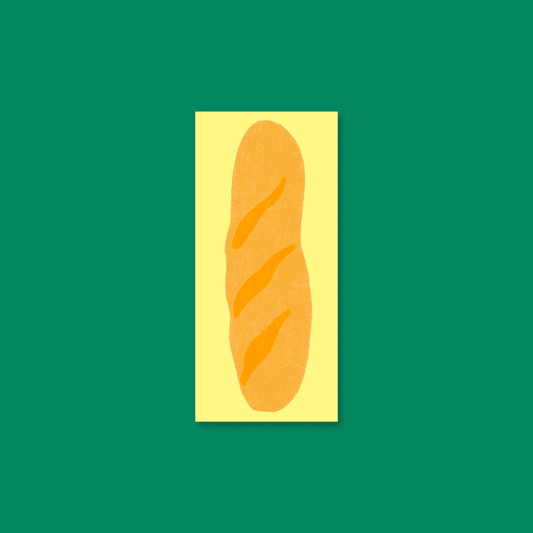 Baguette Grocery List Notepad