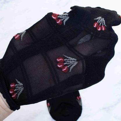 Tulip Sheer Crew Socks