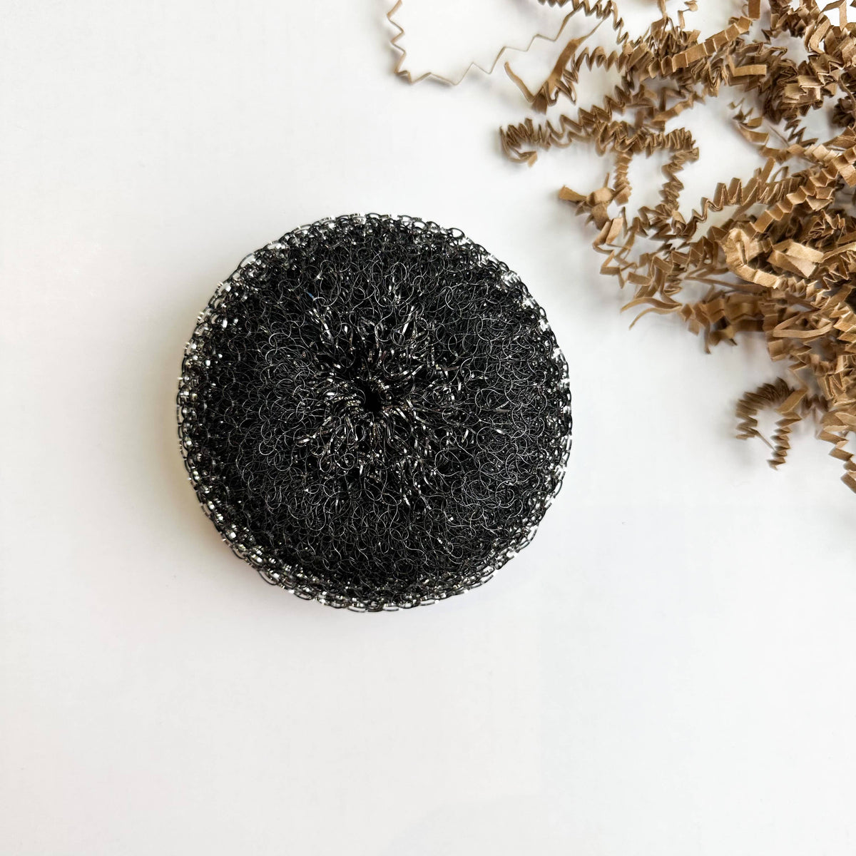 Stainless Steel Dish Scrubber with Handle