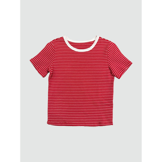 STRIPED COTTON TEE