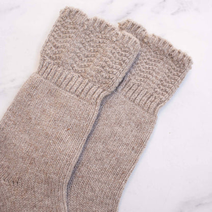 Charlotte Combed Wool and Cashmere Socks