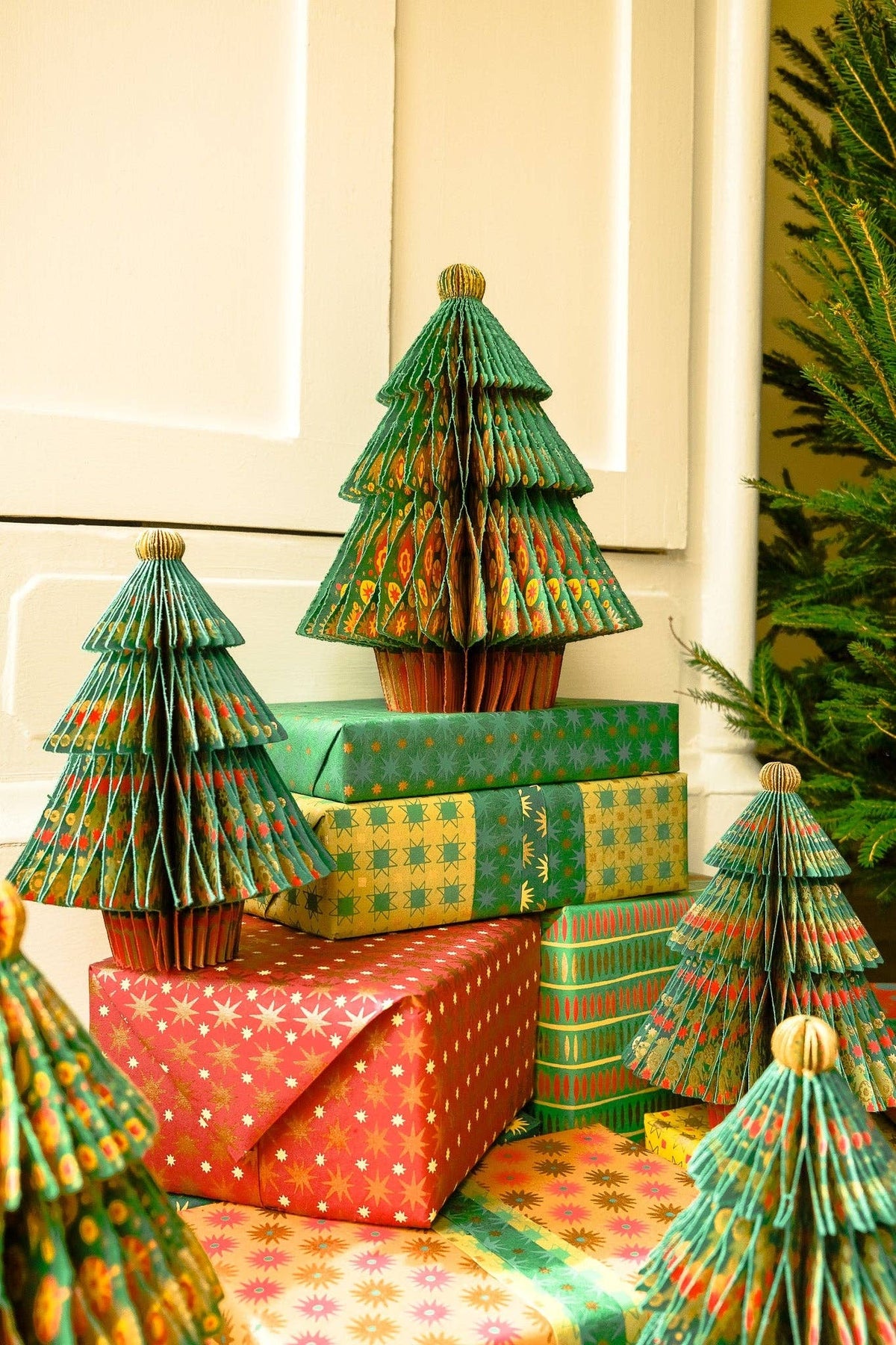 Christmas Tree Honeycomb Paper Decoration