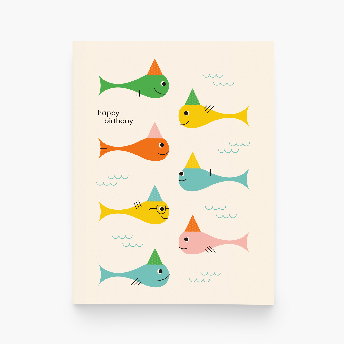 Party Fish Birthday Card
